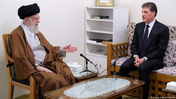 بارزانی شهادت آیت‌الله خامنه‌ای را تسلیت گفت/ اقلیم کردستان با ایران ابراز همبستگی کرد