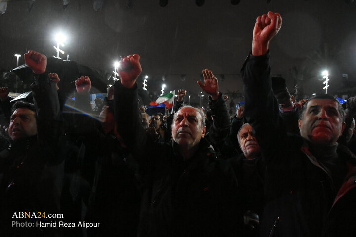 اجتماع سوگواران شهادت رهبر معظم انقلاب اسلامی در رشت