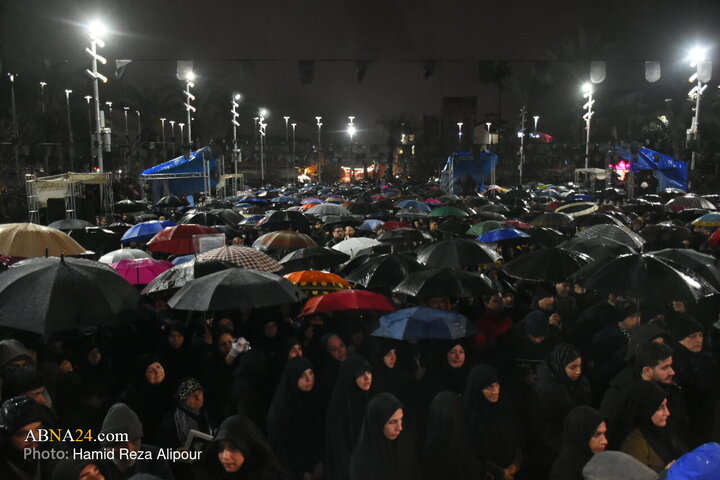 اجتماع سوگواران شهادت رهبر معظم انقلاب اسلامی در رشت