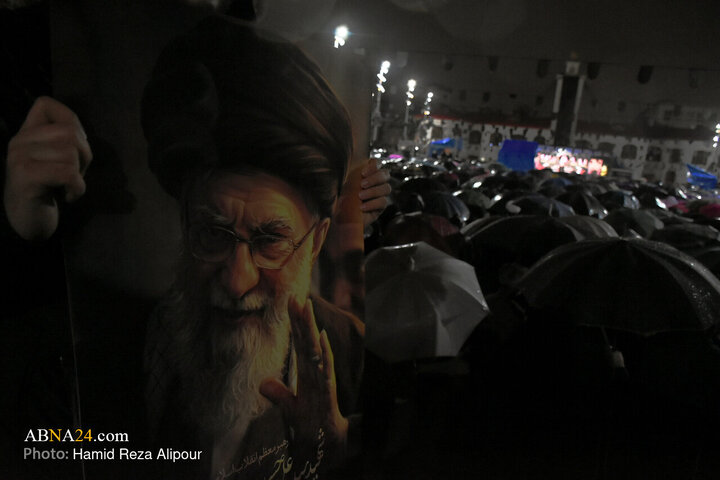 اجتماع سوگواران شهادت رهبر معظم انقلاب اسلامی در رشت