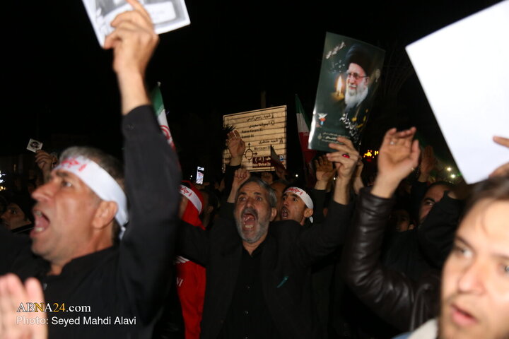 مراسم عزاداری در سوگ رهبر شهید انقلاب - قم