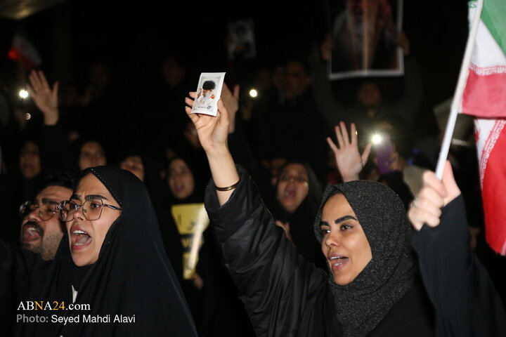 مراسم عزاداری در سوگ رهبر شهید انقلاب - قم