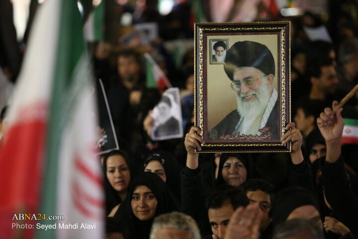 مراسم عزاداری در سوگ رهبر شهید انقلاب - قم