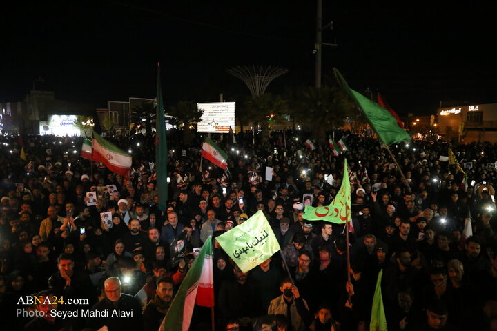 مراسم عزاداری در سوگ رهبر شهید انقلاب - قم