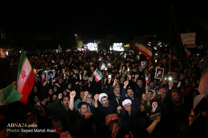 مراسم عزاداری در سوگ رهبر شهید انقلاب - قم
