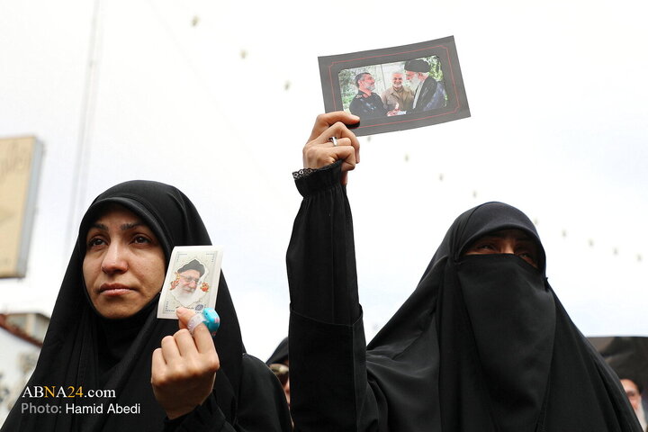 اجتماع سوگواران شهید امام خامنه‌ای در قم