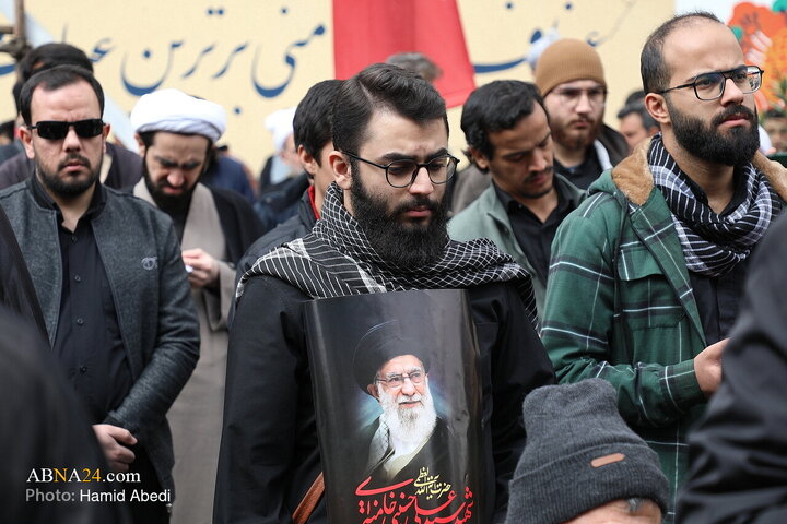 اجتماع سوگواران شهید امام خامنه‌ای در قم