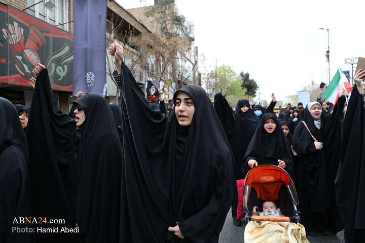 اجتماع سوگواران شهید امام خامنه‌ای در قم