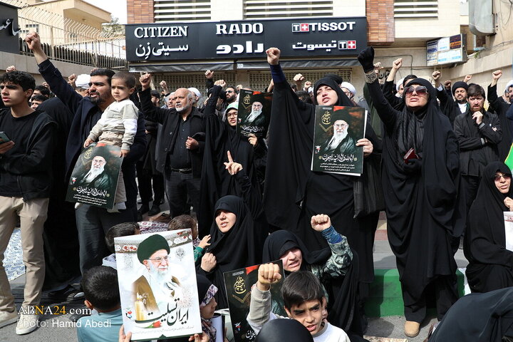 اجتماع سوگواران شهید امام خامنه‌ای در قم