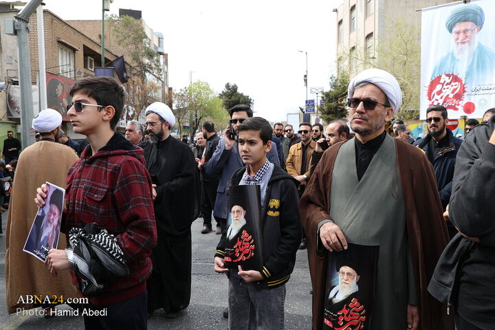 اجتماع سوگواران شهید امام خامنه‌ای در قم