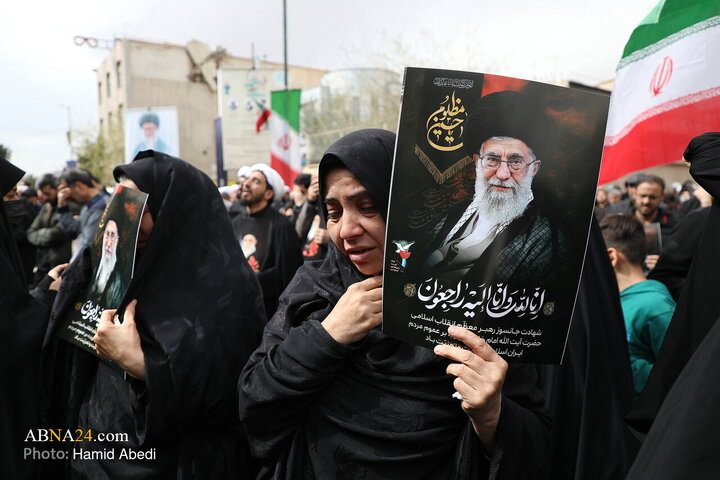 اجتماع سوگواران شهید امام خامنه‌ای در قم