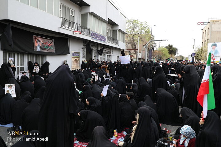 اجتماع سوگواران شهید امام خامنه‌ای در قم
