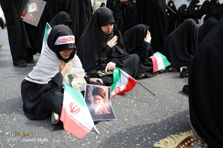 اجتماع سوگواران شهید امام خامنه‌ای در قم