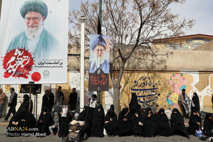 اجتماع سوگواران شهید امام خامنه‌ای در قم