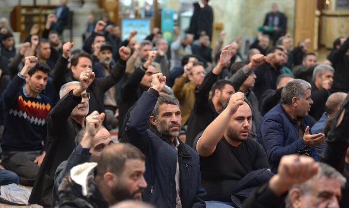 گزارش تصویری/ عزاداری شهادت رهبر معظم انقلاب در حرم حضرت عبدالعظیم(ع)