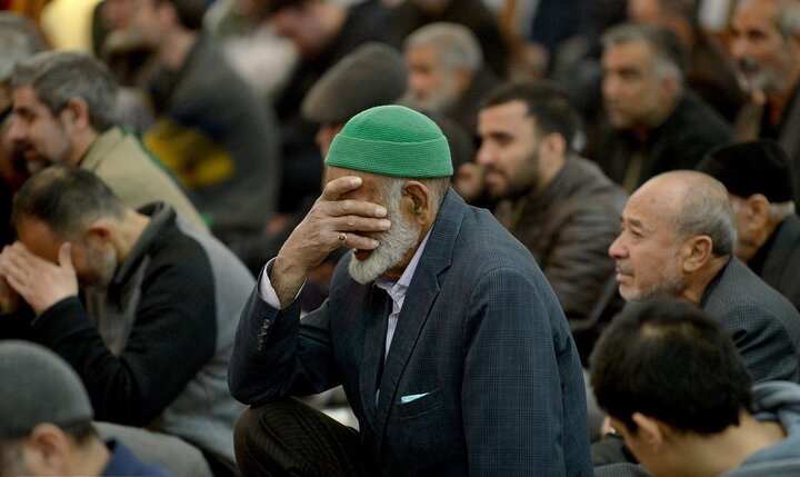 گزارش تصویری/ عزاداری شهادت رهبر معظم انقلاب در حرم حضرت عبدالعظیم(ع)