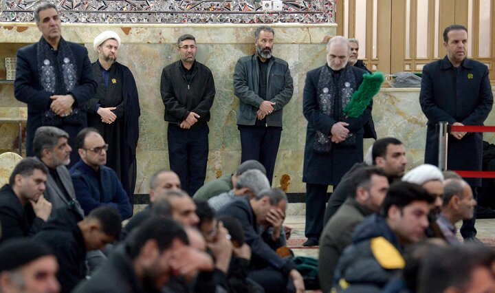 گزارش تصویری/ عزاداری شهادت رهبر معظم انقلاب در حرم حضرت عبدالعظیم(ع)