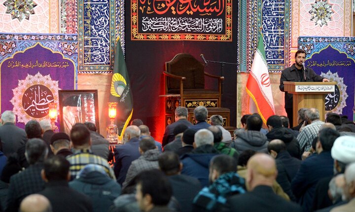 گزارش تصویری/ عزاداری شهادت رهبر معظم انقلاب در حرم حضرت عبدالعظیم(ع)