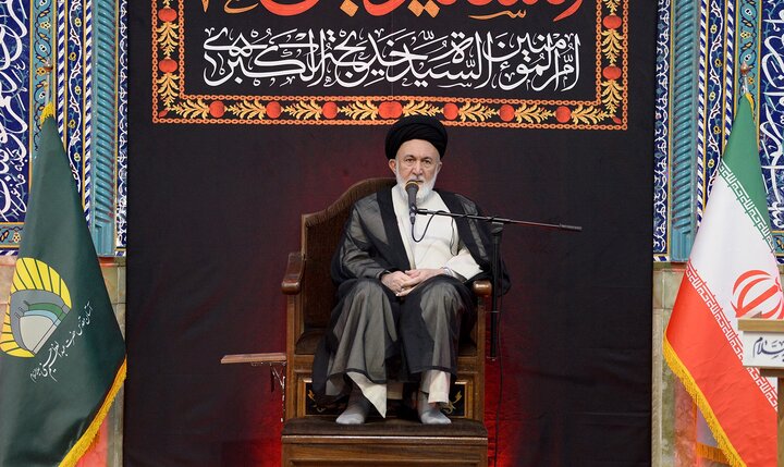 گزارش تصویری/ عزاداری شهادت رهبر معظم انقلاب در حرم حضرت عبدالعظیم(ع)