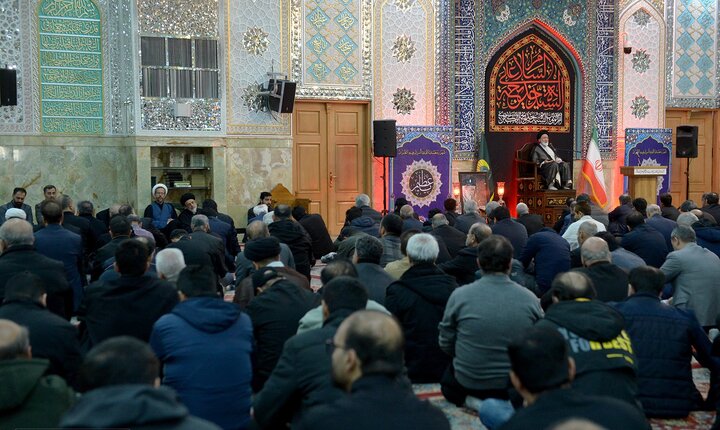گزارش تصویری/ عزاداری شهادت رهبر معظم انقلاب در حرم حضرت عبدالعظیم(ع)