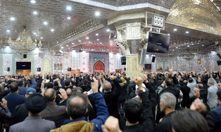 گزارش تصویری/ عزاداری شهادت رهبر معظم انقلاب در حرم حضرت عبدالعظیم(ع)