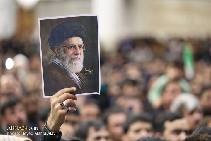 اجتماع سوگواران و مراسم وداع با شهدای تجاور آمریکایی-صهیونی در قم