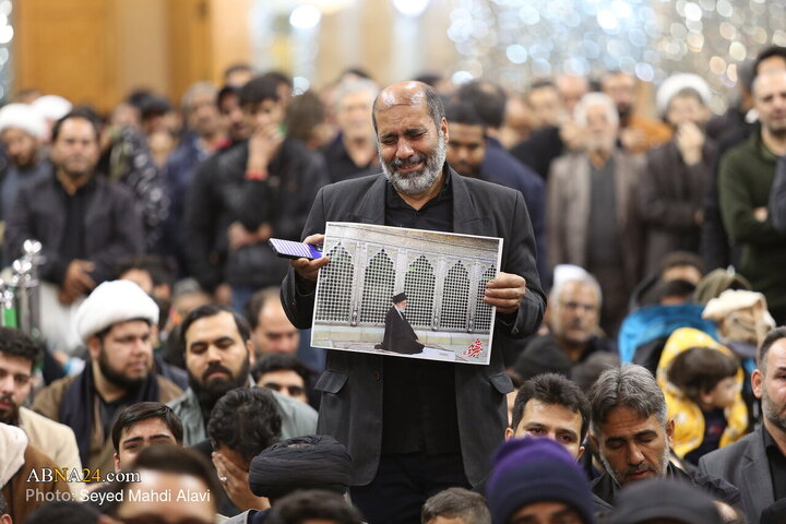 اجتماع سوگواران و مراسم وداع با شهدای تجاور آمریکایی-صهیونی در قم