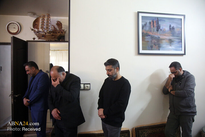 حضور خادمان حرم بانوی کرامت در منزل شهید سپهبد موسوی
