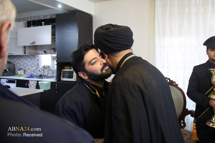 حضور خادمان حرم بانوی کرامت در منزل شهید سپهبد موسوی