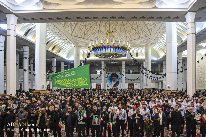 مراسم بزرگداشت شهادت امام خامنه‌ای در حرم حضرت شاهچراغ (ع)