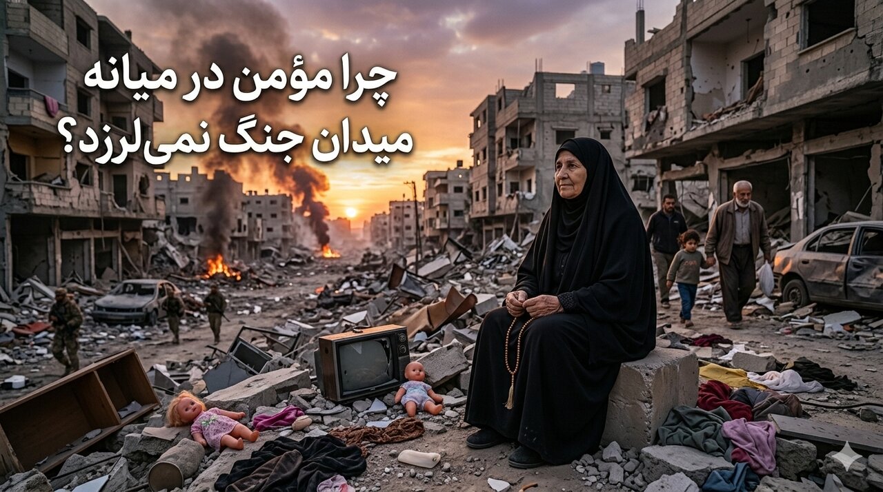 چرا مؤمن در میانه میدان جنگ نمی‌لرزد؟