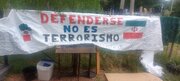 La internacional antifascista capitulo Uruguay alza la voz en solidaridad con los pueblos oprimidos .