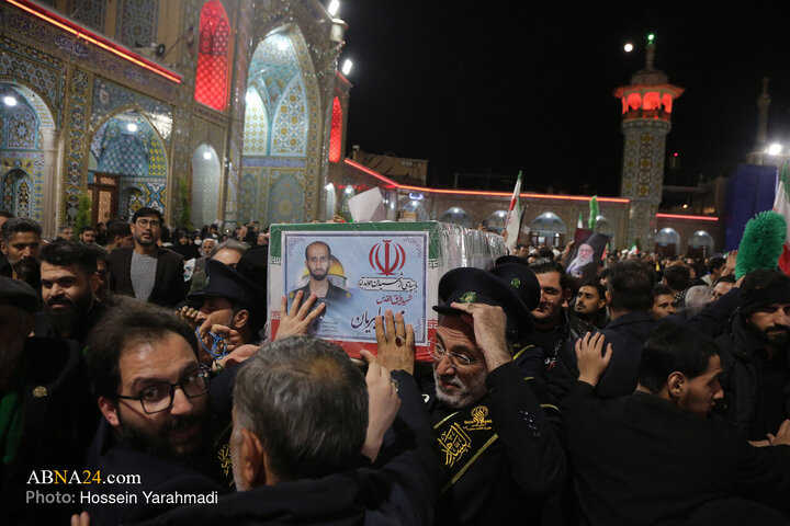 تشییع پیکر مطهر شهید خلبان مجید دلیریان