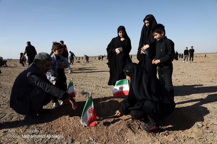 پویش درختکاری به نیت رهبر شهید انقلاب