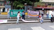 Mujeres y feministas marchan en Caracas contra imperialismo y por Palestina e Irán