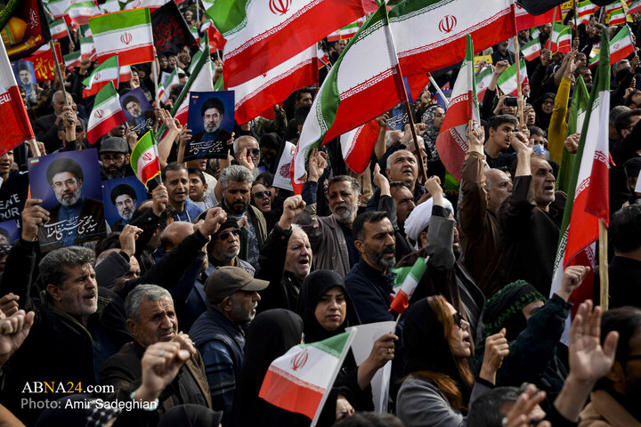 اجتماع مردمی بیعت با آیت‌الله سید مجتبی خامنه‌ای سومین رهبر معظم انقلاب اسلامی - شیراز