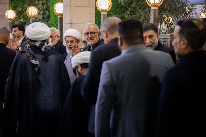 عکس خبری | مراسم بزرگداشت شهید امام خامنه‎‌ای در بین‌الحرمین کربلای معلی