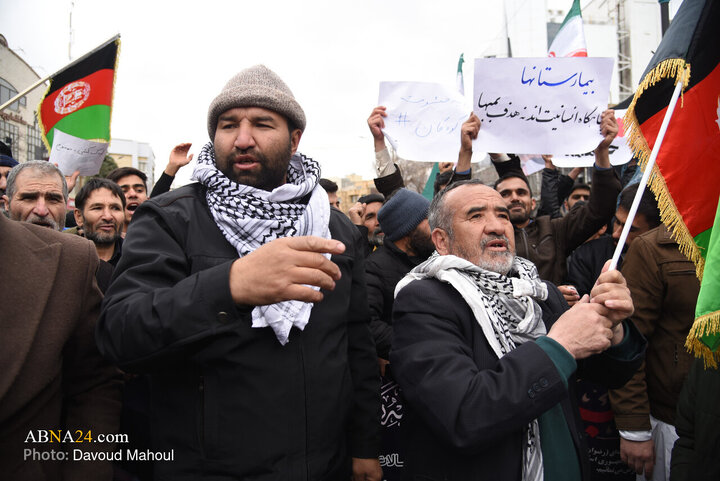 اجتماع مهاجرین ملل اسلامی مقیم مشهد در محکومیت شهادت قائد امت