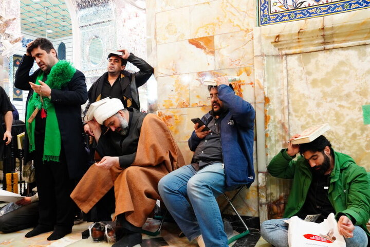 قاب‌های ماندگار مراسم احیای شب ۲۱ رمضان در حرم حضرت معصومه(س)