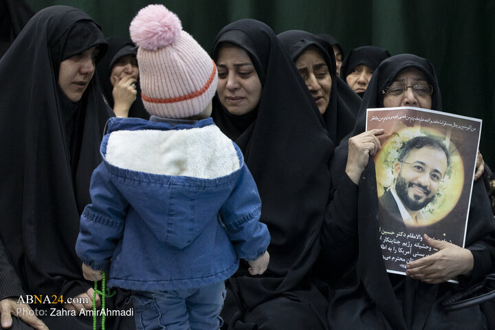 وداع با پیکر شهدای حملات صهیونی-آمریکایی در معراج شهدای تهران