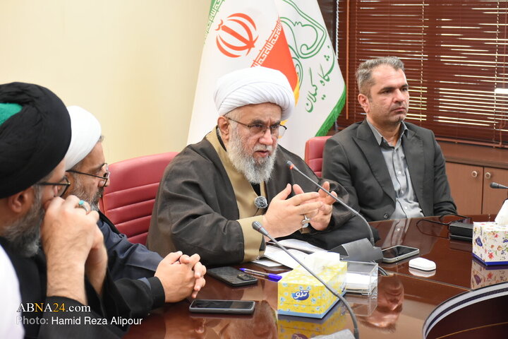 دیدار آیت‌الله رمضانی با روسا و اساتید دانشگاه گیلان