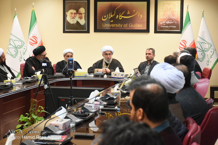 دیدار آیت‌الله رمضانی با روسا و اساتید دانشگاه گیلان