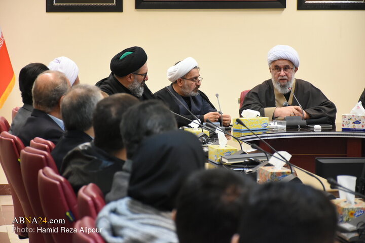 دیدار آیت‌الله رمضانی با روسا و اساتید دانشگاه گیلان