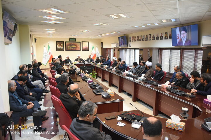 دیدار آیت‌الله رمضانی با روسا و اساتید دانشگاه گیلان