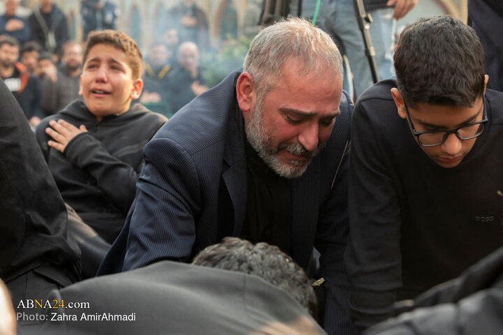خاکسپاری پیکر شهید علی شمخانی در امامزاده صالح (ع)