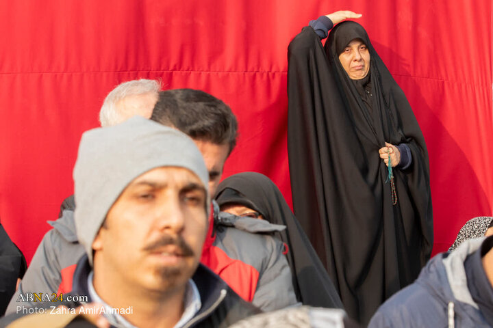 خاکسپاری پیکر شهید علی شمخانی در امامزاده صالح (ع)