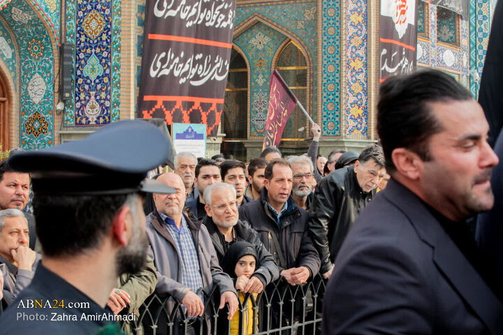 خاکسپاری پیکر شهید علی شمخانی در امامزاده صالح (ع)