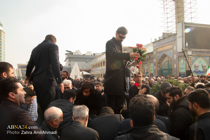 خاکسپاری پیکر شهید علی شمخانی در امامزاده صالح (ع)
