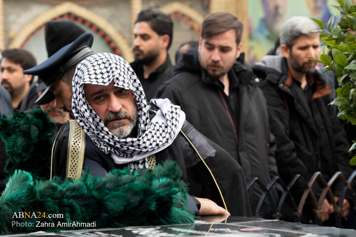 خاکسپاری پیکر شهید علی شمخانی در امامزاده صالح (ع)