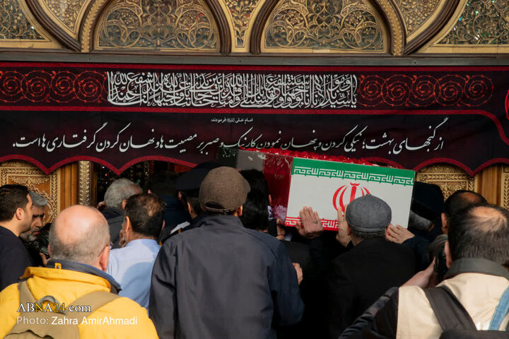 خاکسپاری پیکر شهید علی شمخانی در امامزاده صالح (ع)